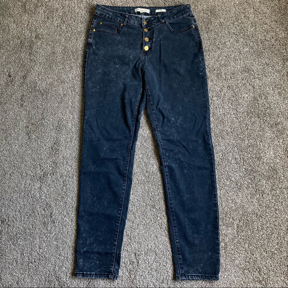 Nicki Minaj mid rise jeans size 9 / 10  black exclusive decoration pockets